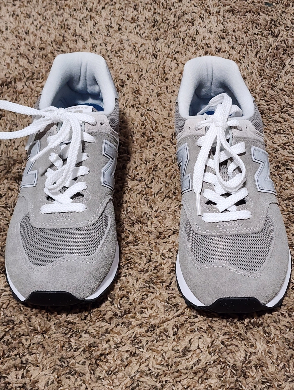 New Balance Women's Sneaker Size 9 Grey Classic 574 New No Box - Picture 3 of 12